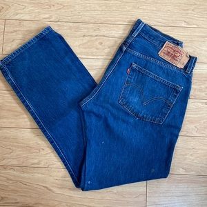 Men’s Blue Demim Levi 501 Jeans 34x34